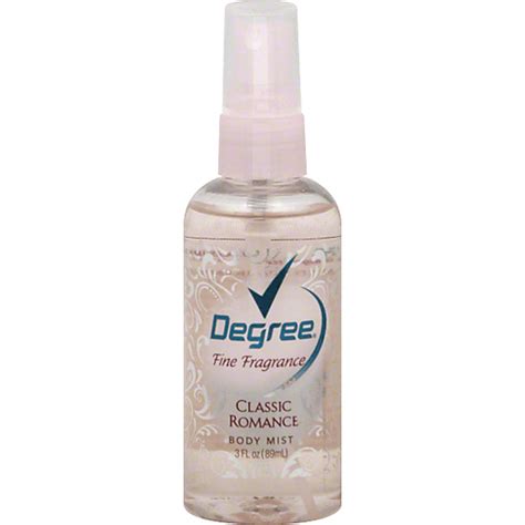 degree fine fragrance body mist.